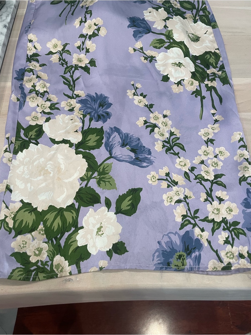 Reformation Lilac Floral Frankie Slip Maxi Dress - Picture 15 of 15